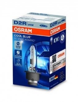 Лампа D2R 35W P32D-3 COOL BLUE INTENSE упаковка коробка OSRAM 66250CBI