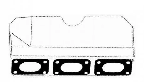 Прокладка выпускного коллектора BMW 3/5/7 2.0-3.0 98-10 BGA MG0585