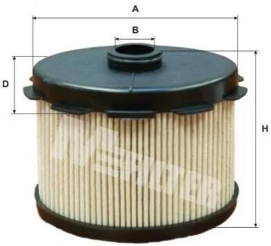 Фільтр палива CITROEN C 15, Jumpy, Xsara, FIAT Scudo, PEUGEOT 206, Expert I M-FILTER DE 3117 (фото 1)
