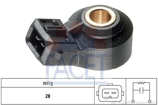 Датчик детонации Caddy/Golf/Octavia 98-13 FACET 9.3001 (фото 1)