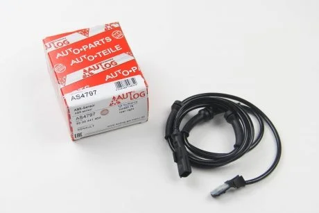 Датчик ABS задн Прав MERCEDES CITAN MIXTO (DOUBLE CABIN), CITAN (MPV), CITAN/MINIVAN (W415) RENAULT KANGOO BE BOP, KANGOO EXPRESS, KANGOO II 1.2-Electric 02.08- AUTLOG AS4797