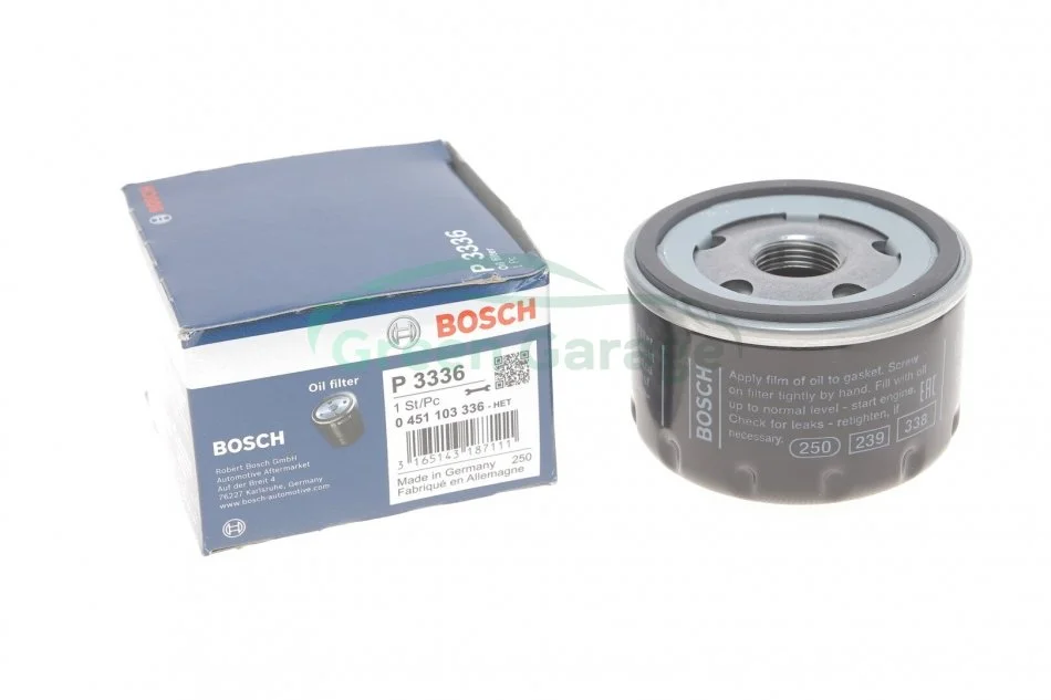 Фильтр масляный двигателя DACIA, RENAULT (пр-во Bosch) BOSCH 0 451 103 336 (фото 1)