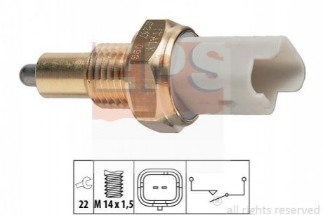 Датчик зад.ходу Citroen,Fiat,Lancia,Nissan,Peugeot 93- EPS 1.860.217