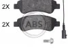Колодка гальм. диск. Jumper/Boxer/Ducato (06-20) задн. (вир-во ABS) A.B.S. 35067 (фото 1)