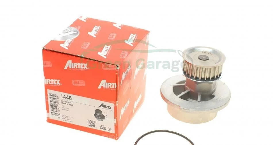 Водяной насос Astra F/G/Corsa B/Vectra B 1.4/1.6 92-05 AIRTEX 1446 (фото 1)
