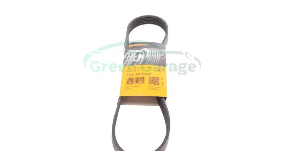 Ремень генератора 6PK831 Transit 2.0 Di/TDCi 00> (-AC) CONTITECH 6PK831 ELAST (фото 1)
