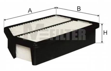 Фильтр воздушный Huyndai i30/i40/ix35/Kia Sportage 10- M-FILTER K 7002