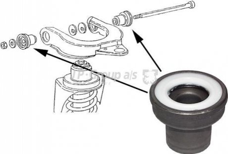 Сайлентблок рычага перед/верх. T3 JP GROUP 1140201000
