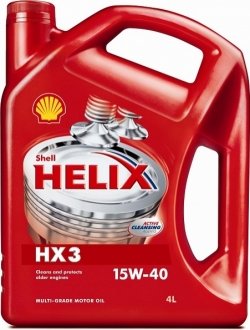 Масло моторное Helix HX3 15W-40 (4 л) SHELL 550039926