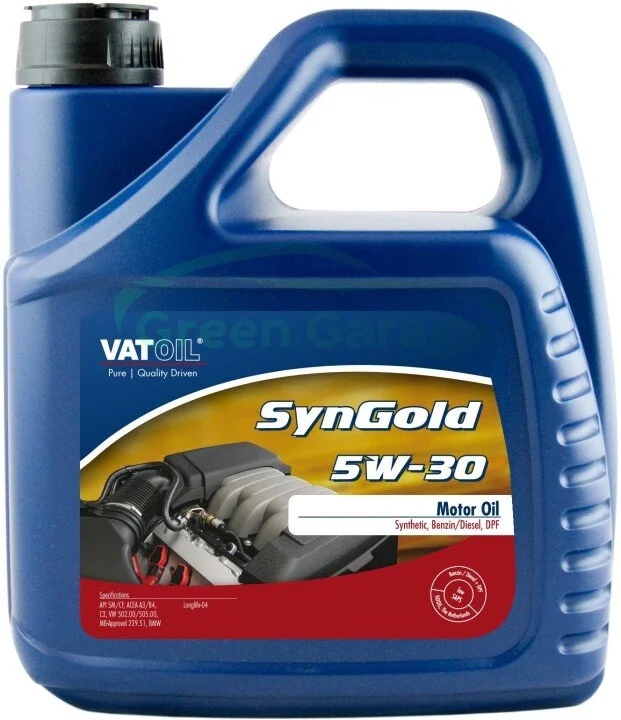 Масло моторное Vatoil SynGold 5W-30 (4 л) VATOIL 50026 (фото 1)