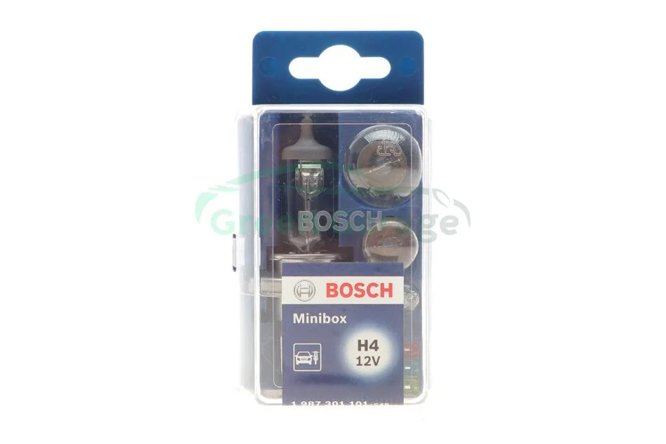 ЛАМПА H4 MINIBOX 12V BOSCH 1 987 301 101 (фото 1)