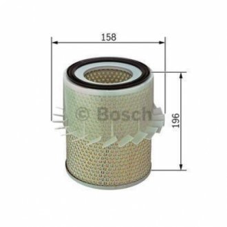 Фiльтр повiтряний Mitsubishi Pajero 2.5 TD, 2.8TD 90- BOSCH 1 987 429 169 (фото 1)