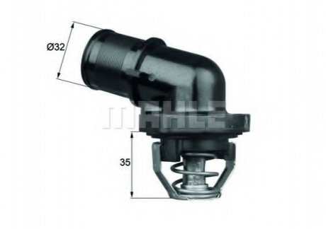 Термостат 89C Citroen C2/C3/C4 1,1-1,6 16V HDI 04.02- MAHLE / KNECHT TI18189