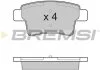Гальмівні колодки (набір) BREMSI BP3331 (фото 1)