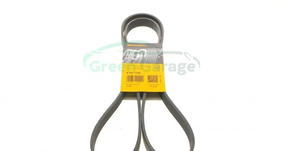 Ремень генератора Jumpy 1.9D/2.0HDI -07 (+AC) CONTITECH 6PK1740 (фото 1)