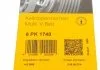 Ремень генератора Jumpy 1.9D/2.0HDI -07 (+AC) CONTITECH 6PK1740 (фото 6)