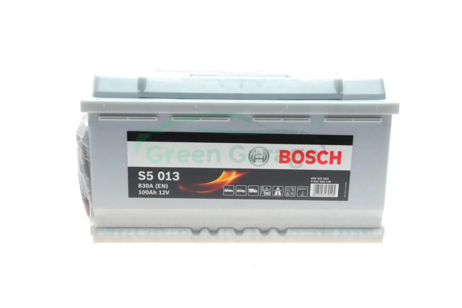 Акумулятор Bosch 12В/100Аг/830А/21,71кг BOSCH 0 092 S50 130 (фото 1)