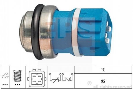 Датчик температури VW Golf VR6 T4 1,9D/2,4D/2,5 95°С EPS 1.830.535