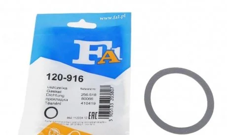 Прокладка глушителя OPEL (пр-во Fischer) Fischer Automotive One (FA1) 120916