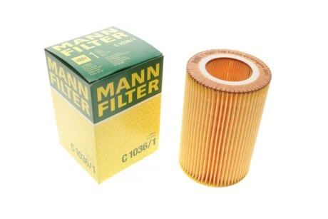 Фильтр воздушный (пр-во) MANN C 1036/1