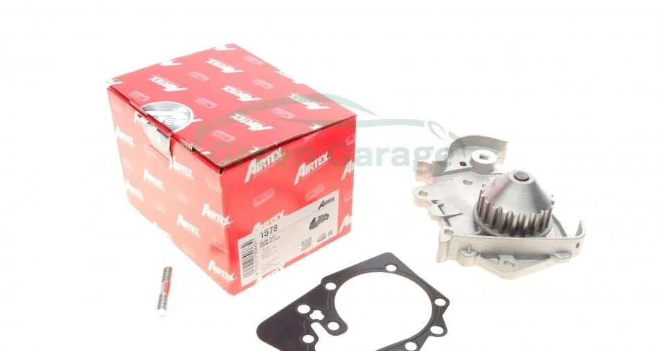 Водяной насос Kangoo/Logan/Megane 1.4/1.6i 96- (20z) AIRTEX 1578 (фото 1)