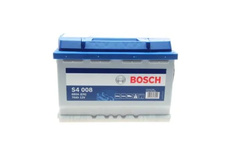 Акумуляторна батарея 74А BOSCH 0 092 S40 080