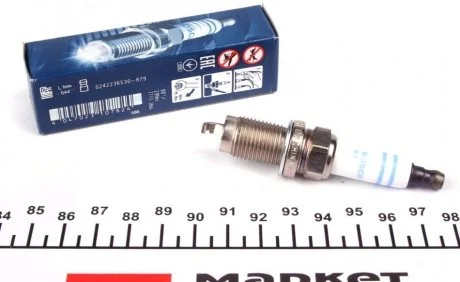 Свічка запалювання FR7HE02 NICKEL (VW) (вир-во) BOSCH 0 242 236 530