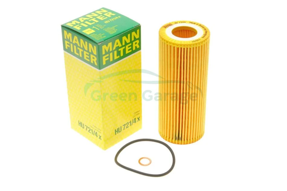 Фильтр масляный двигателя BMW 2.5-3.5 D 03- (пр-во) MANN HU 721/4 X (фото 1)