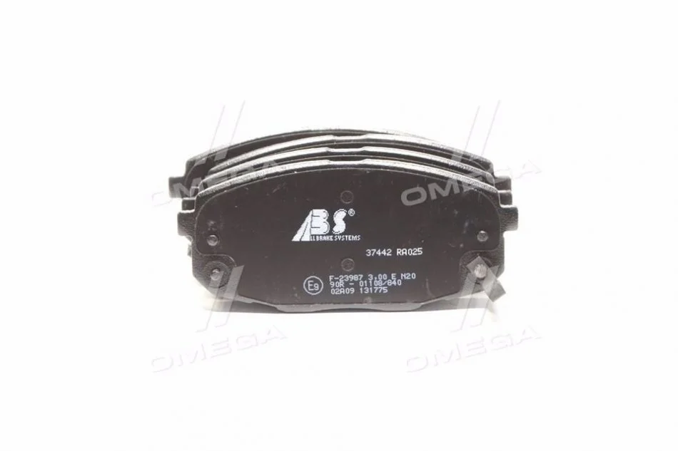 Тормозные колодки перед. Hyundia i30/KIA C\'eed 02- A.B.S. 37442 (фото 1)