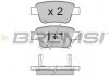 Тормозные колодки зад. Toyota Avensis 00-08 (Bosch) BREMSI BP3112 (фото 1)