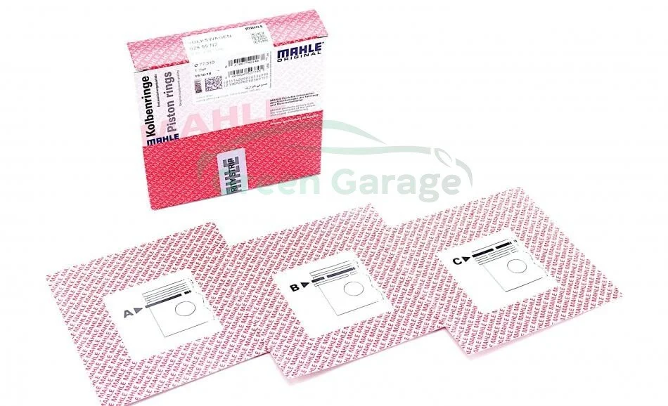 Кiльця поршневi VW 77,5+1,00 1,75-2-3 VW-Audi 4cyl MAHLE / KNECHT 029 55 N2 (фото 1)