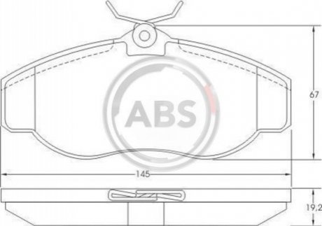 Колодки тормозные пер. Discovery/Range Rover 94-04 A.B.S. 36941