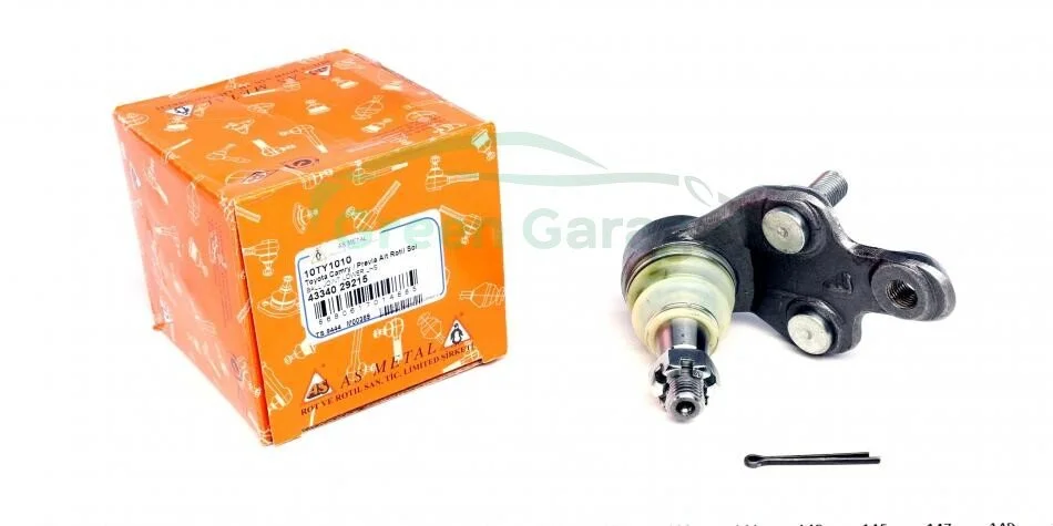 Шаровая опора Toyota Camry 01-11/Lexus RX 03-08 Л. ASMETAL 10TY1010 (фото 1)