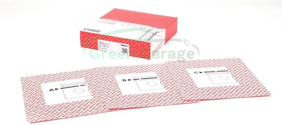 Кольца поршневые RENAULT 80,00 F9Q 1,9TD (пр-во Mahle) MAHLE / KNECHT 021 58 V0 (фото 1)