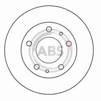 Тормозной диск перед. Boxer/Ducato/Jumper (06-21) A.B.S. 16292