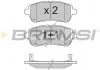 Гальмівні колодки (набір) BREMSI BP3316 (фото 1)