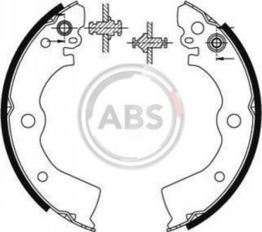 Колодки тормозные задн. Almera/100NX/Sunny 90-00 A.B.S. 8913