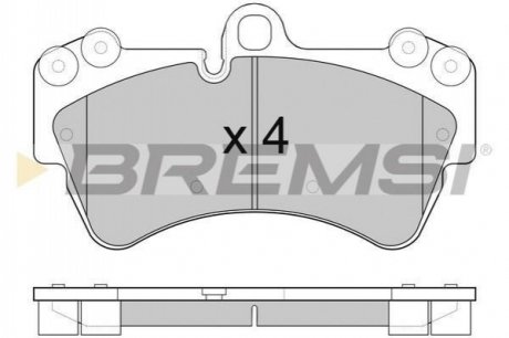 Гальмівні колодки (набір) BREMSI BP3099