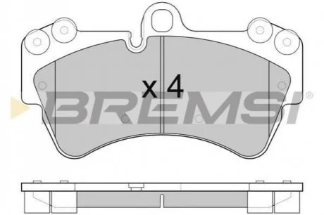 Гальмівні колодки (набір) BREMSI BP3099