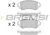 Тормозные колодки перед. Citroen C4 II 09- (TRW) BREMSI BP3491 (фото 1)