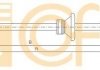 Трос ручного тормоза перед. Trafic 11- (498/260) COFLE 11.6813 (фото 1)