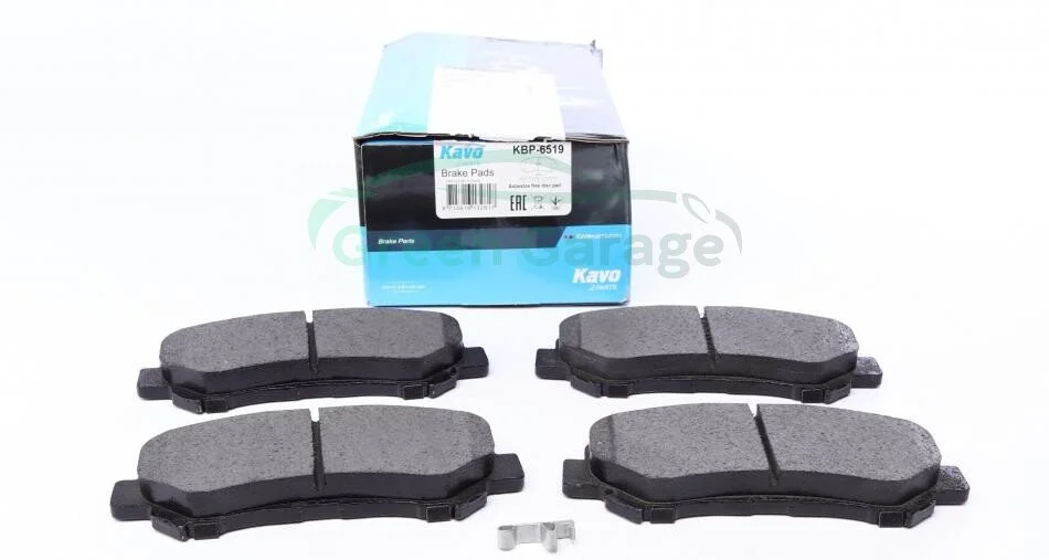 Колодки тормозные передние Qashqai/X-Trail 07-13 KAVO KBP6519 (фото 1)