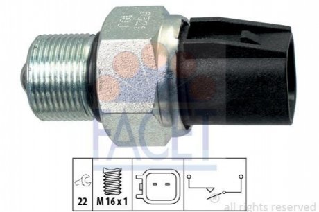 Датчик зад хода Transit V184 00-06 FACET 7.6321