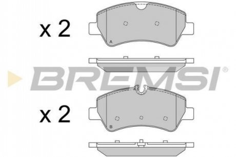 Гальмівні колодки (набір) BREMSI BP3526