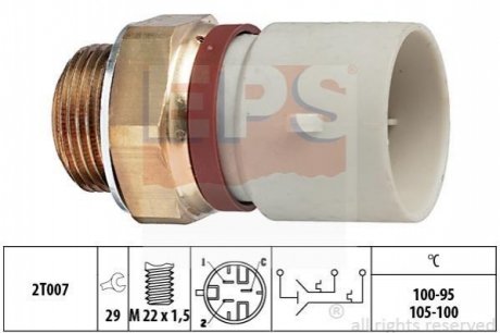 Термовимикач вентилятора радіатора EPS 1.850.674