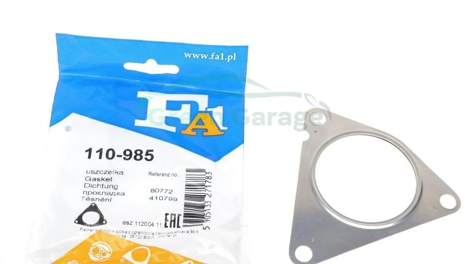 Прокладка глушника Audi A4/A5/A6 2.0 TDI 07-15 Fischer Automotive One (FA1) 110985 (фото 1)