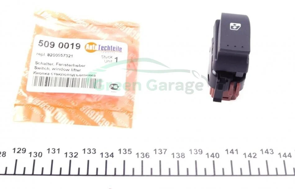 Кнопка склопідйомника (R) Renault Trafic 01- AUTOTECHTEILE 509 0019 (фото 1)