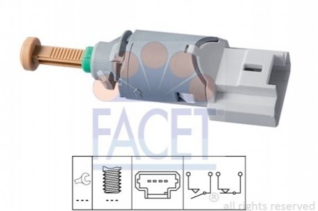 Вмикач сигналу стоп FACET 7.1227