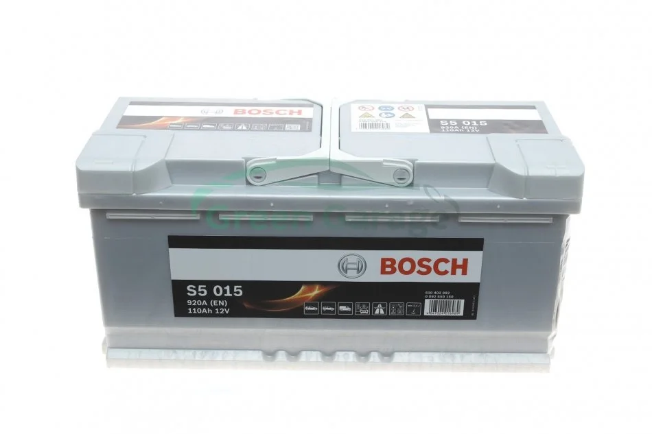 Акумулятор 110Ah-12v (S5015) (393x175x190),R,EN920 BOSCH 0 092 S50 150 (фото 1)