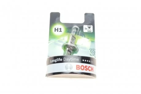 Лампочка Bosch H1 55W 12V Longlife Daytime BL BOSCH 1 987 301 051